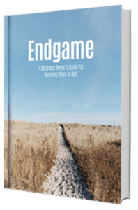 eBook cover titled 'Endgame' featuring a chessboard checkmate intertwined with corporate skyscrapers.